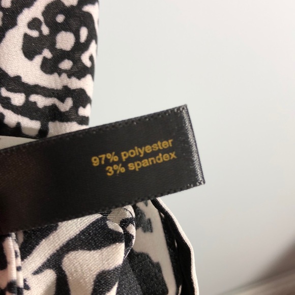 Black and white paisley blouse - small - Picture 6 of 6